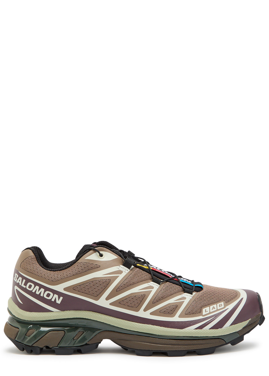 Salomon XT-6 Panelled Mesh Sneakers - Cream - 8 (IT41 / UK8)