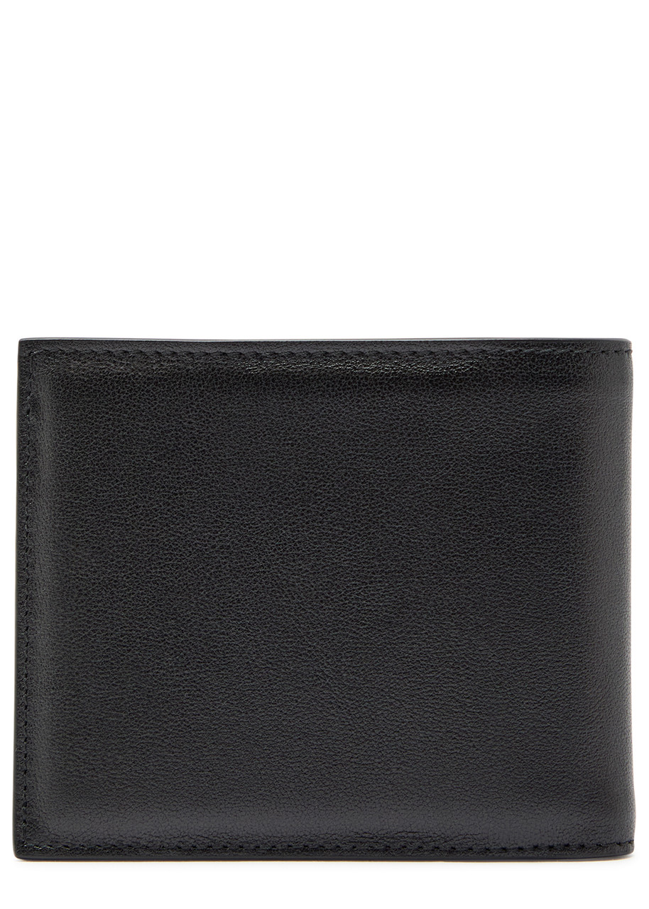  Givenchy Logo Leather Wallet - Black - One Size 