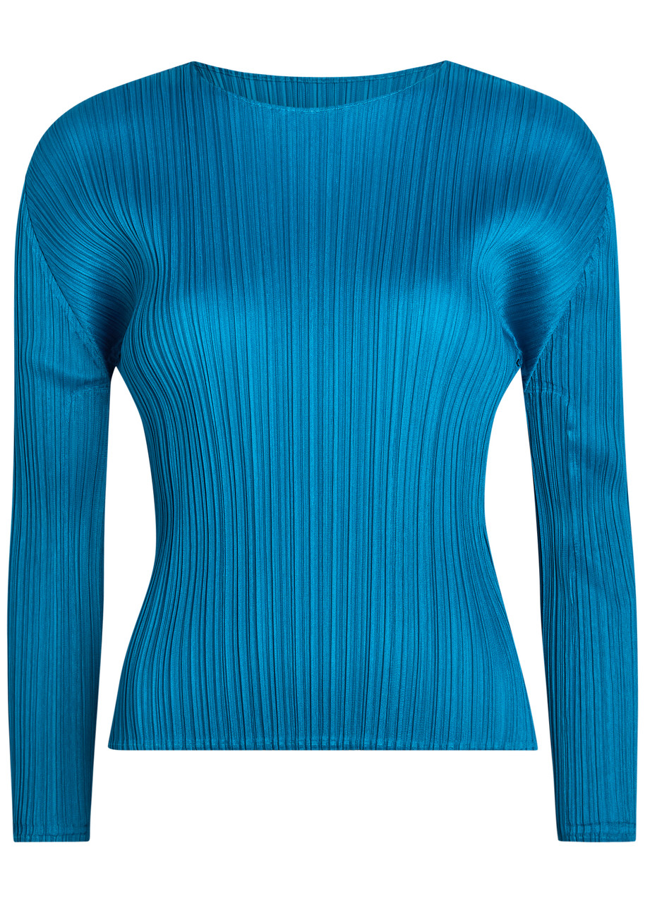 Pleats Please Issey Miyake Pleated top - Blue - 5