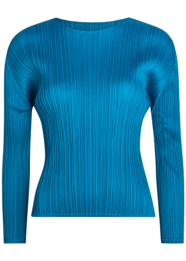 ISSEY MIYAKE PLEATS PLEASE Pleated top | Harvey Nichols