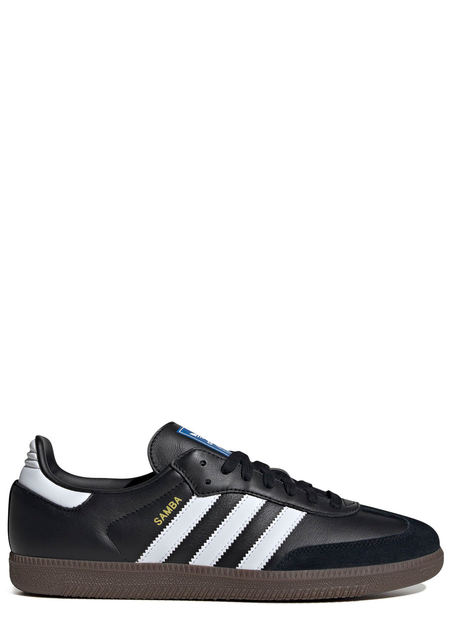 Adidas Samba OG Leather Sneakers - Black - 8 (IT42 / UK8)