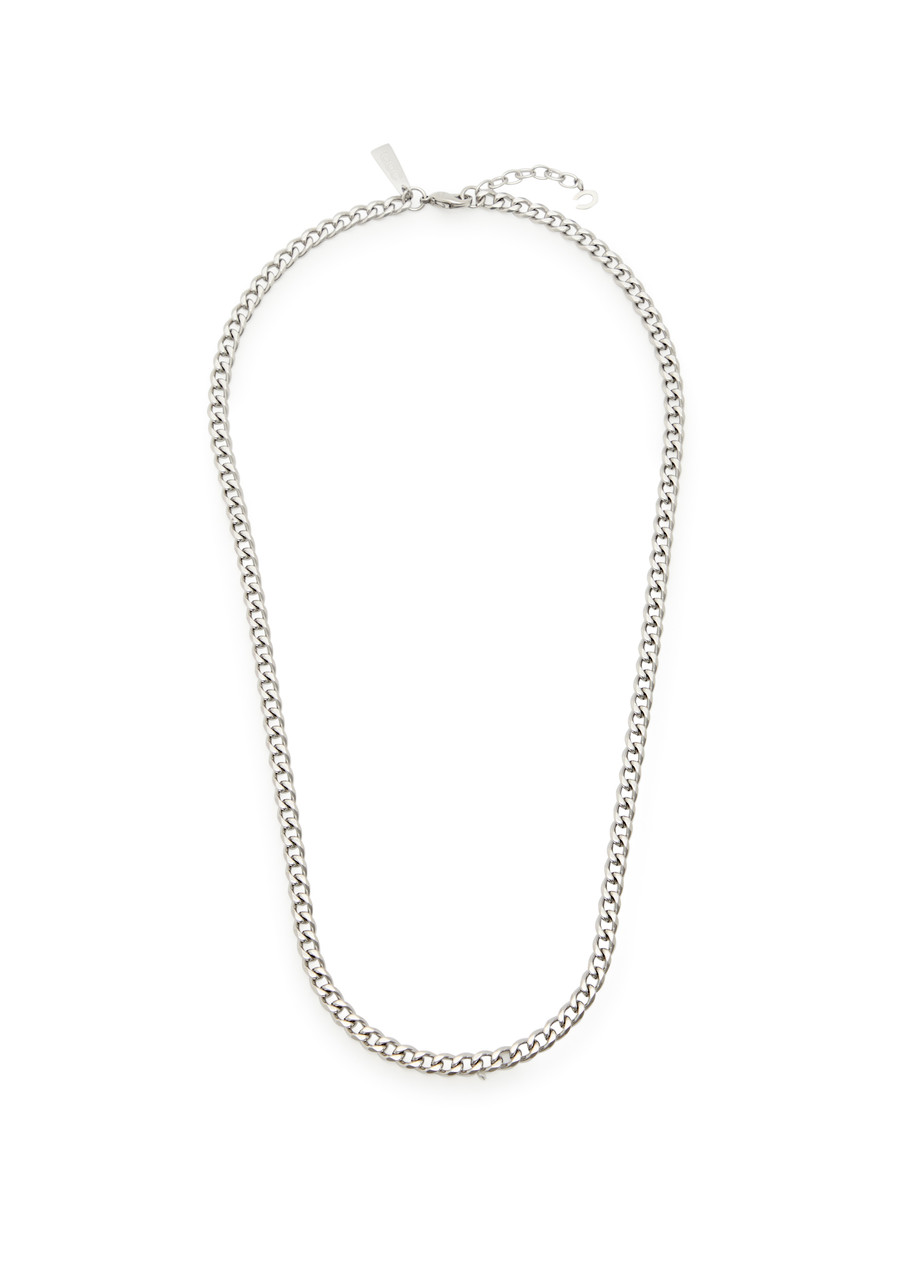 Cernucci Polished Curb Chain Necklace - Silver - 20 (M)