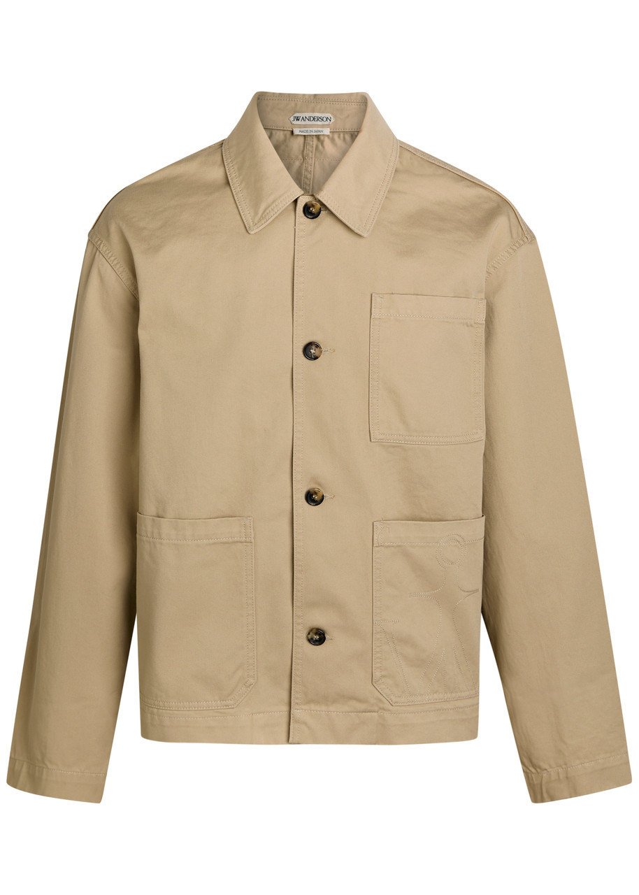 JW Anderson Patch Pocket Cotton Jacket - Beige - L