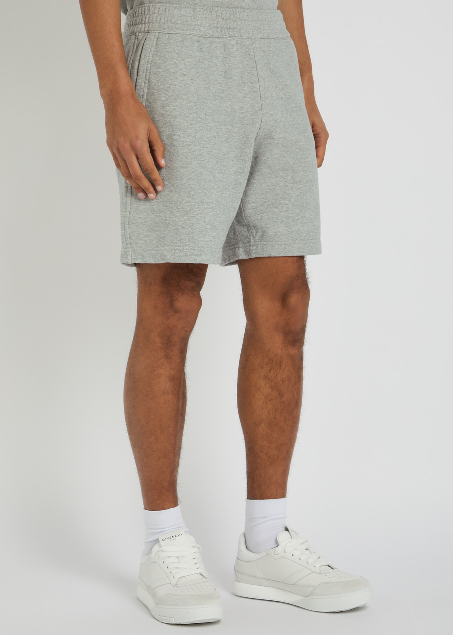  Givenchy Logo Cotton Shorts - Light Grey - M 