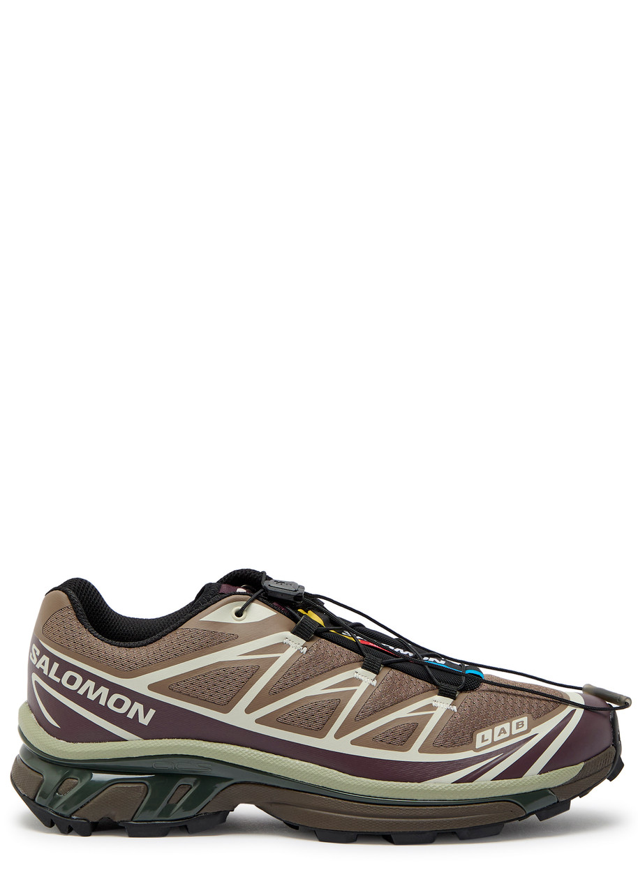 Salomon XT-6 Panelled Mesh Sneakers - Brown - 7 (IT41 / UK7)