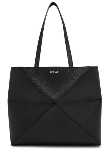 LOEWE Puzzle Fold medium leather tote bag | Harvey Nichols