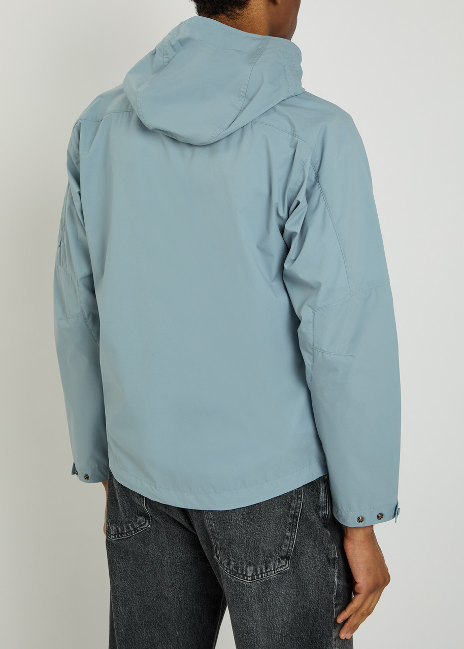  C.p. Company Hooded Pro-tek Shell Jacket - Silver - Xl 