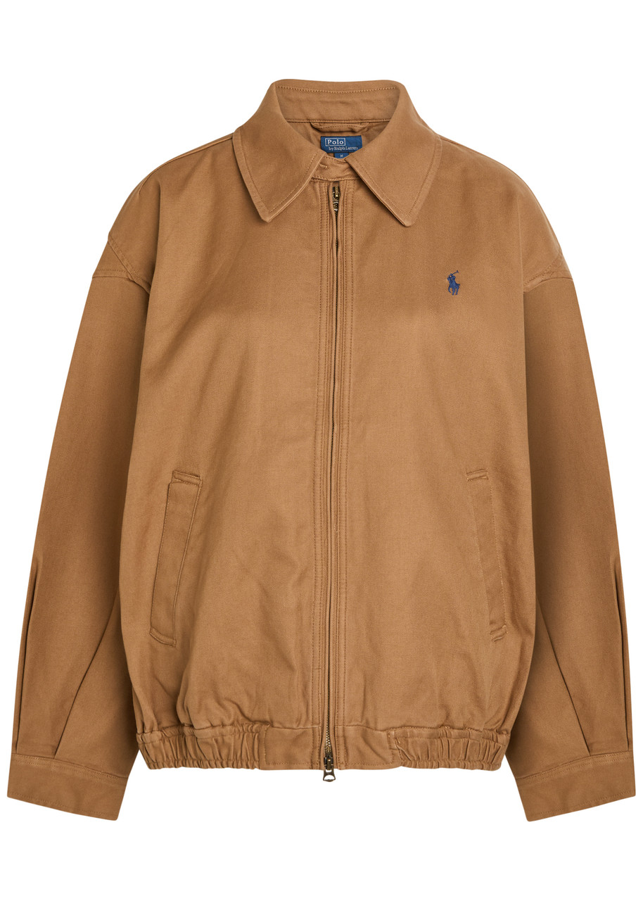 Polo Ralph Lauren Logo-embroidered Twill Jacket - Tan - M (UK12 / M)