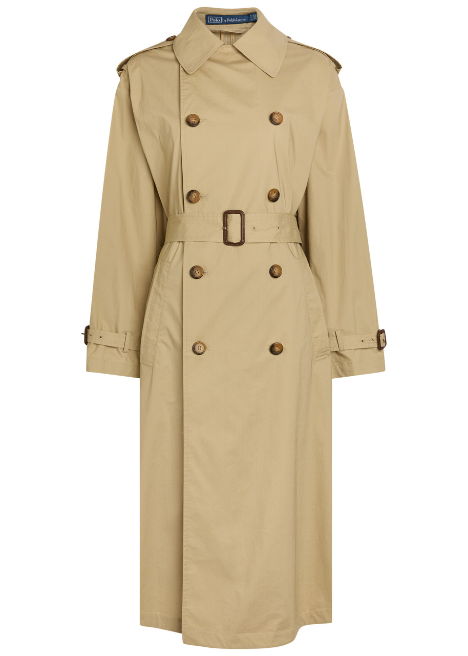 Polo Ralph Lauren Chelsea Belted Stretch-cotton Trench Coat - Tan - XL (UK16 / XL)