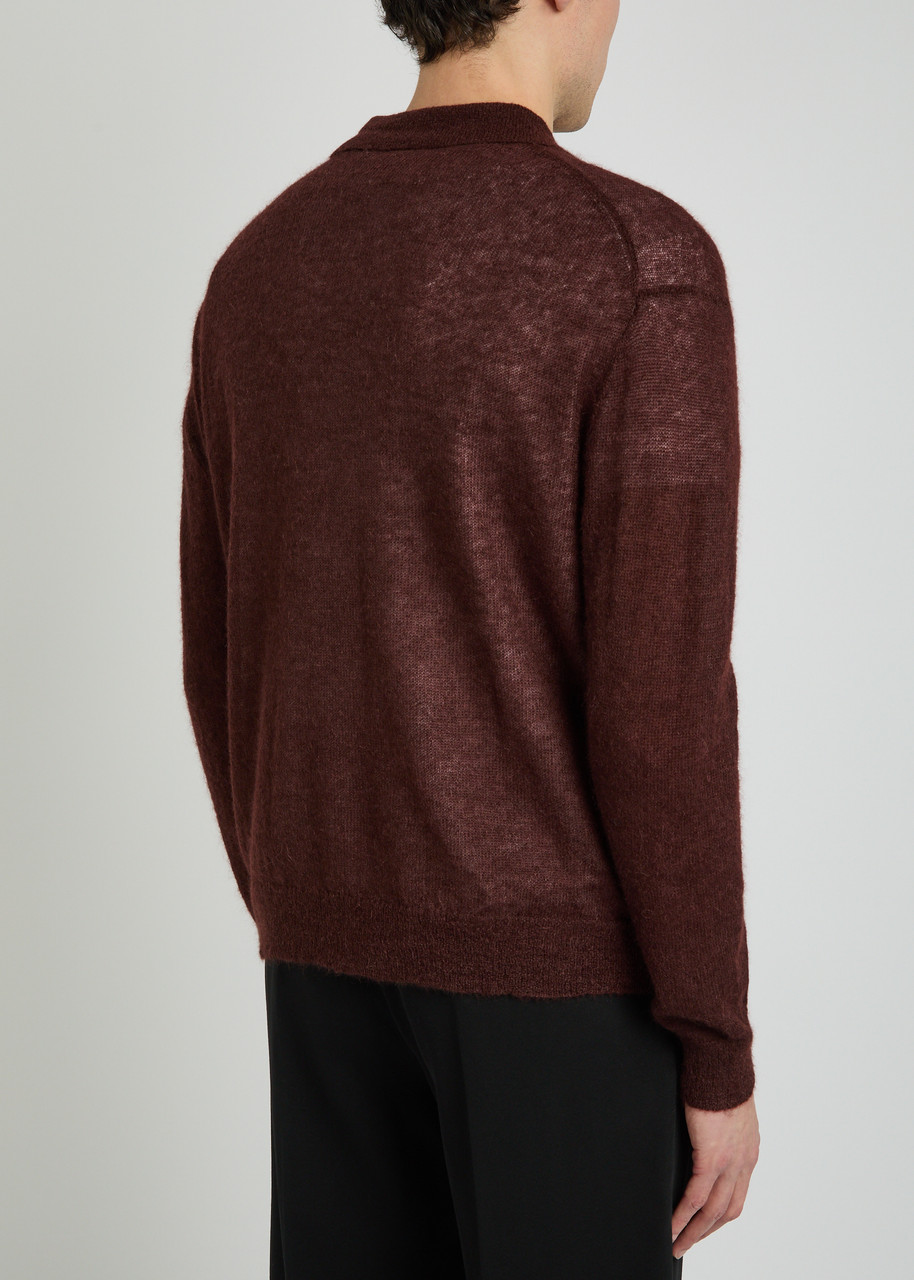  Studio Nicholson Hamto Mohair-blend Cardigan - Brown - M 