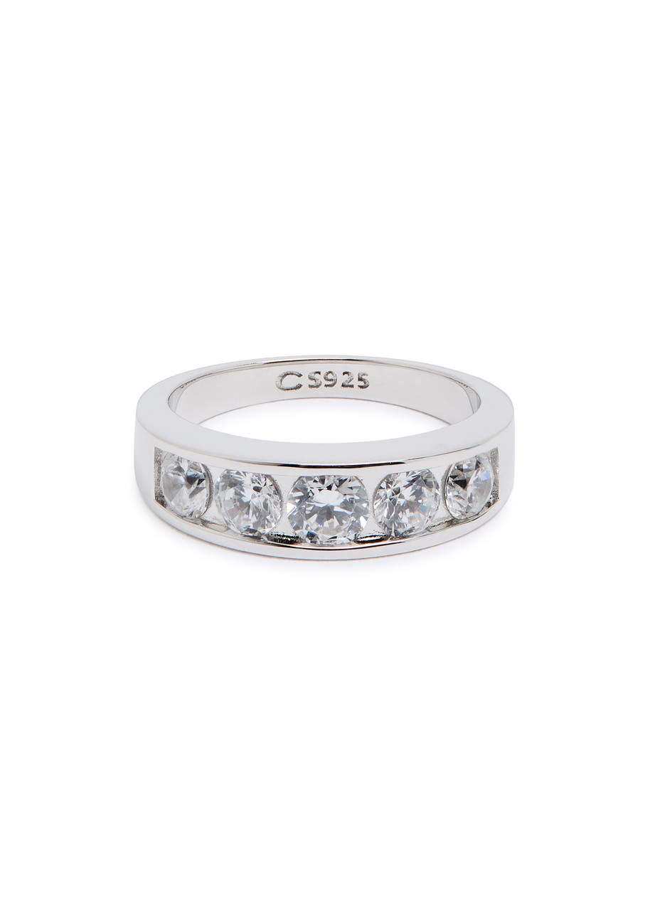 Cernucci Pavé Sterling Silver Ring - 8 (3XL)