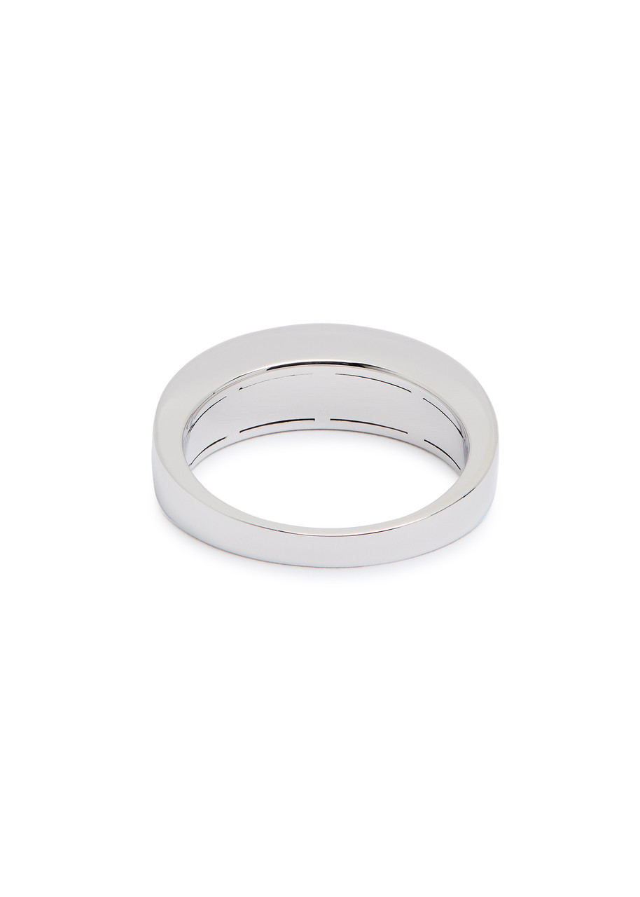  Cernucci Pavé Sterling Silver Ring - 8 (3xl) 