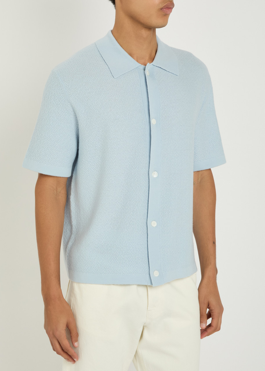 Frame Wool Shirt - Light Blue - Xl 