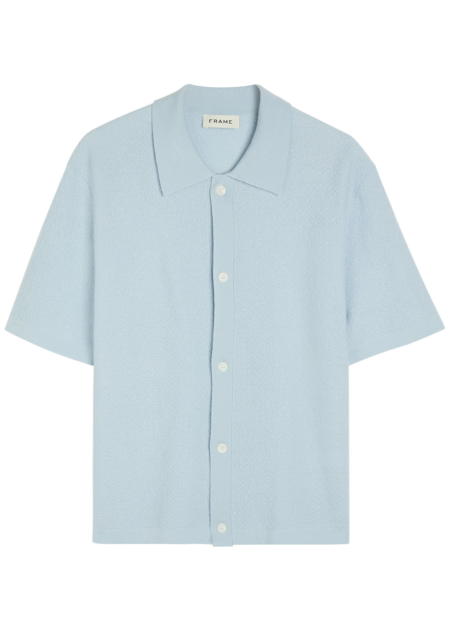 Frame Wool Shirt - Light Blue - L