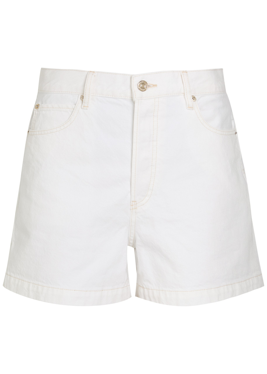 Frame The Everyday Denim Shorts - Off White - 27 (W27 / UK8-10 / S)