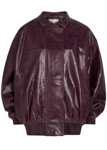 CHRISTOPHER ESBER Devon leather bomber jacket | Harvey Nichols