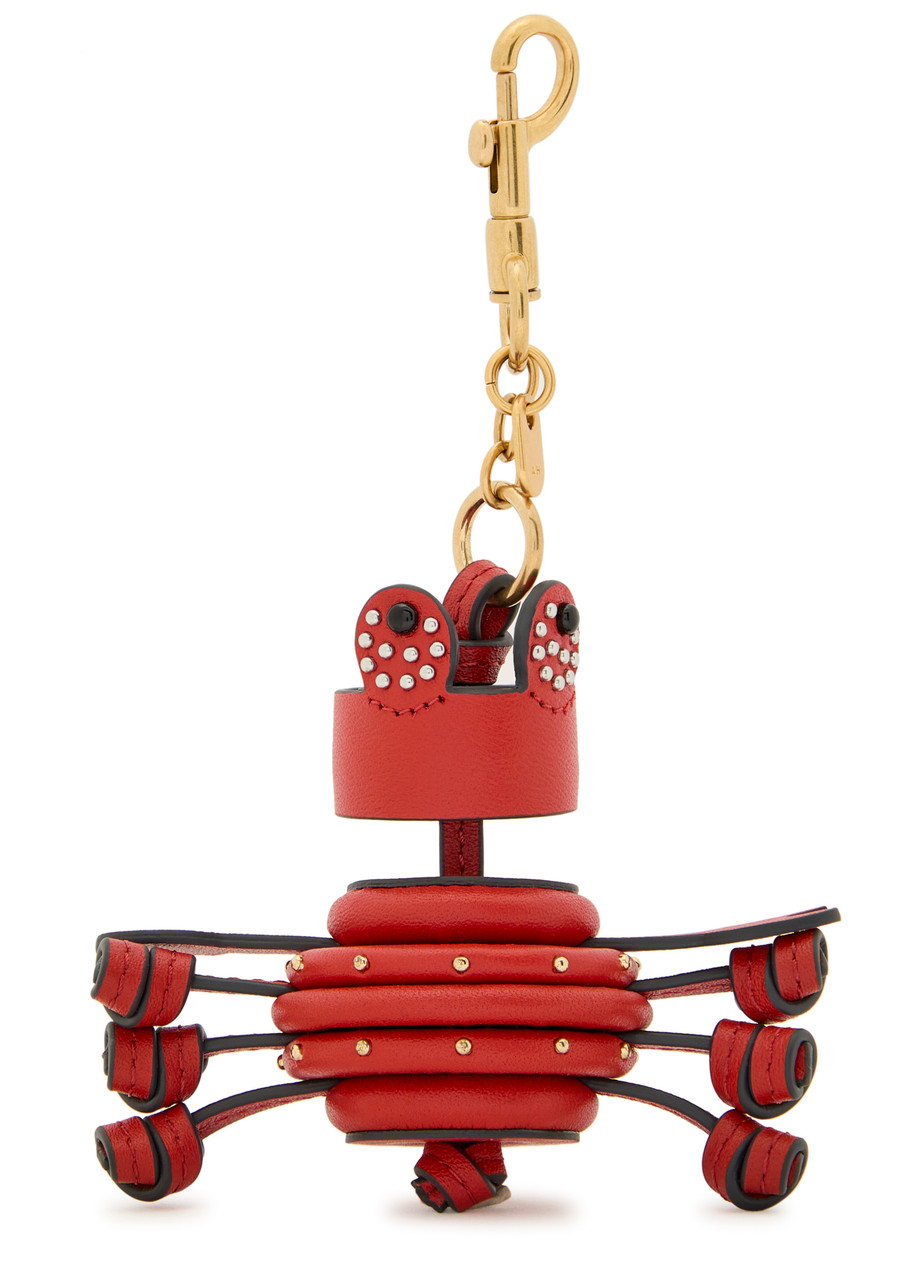 Anya Hindmarch Crab Leather Charm - Red - One Size