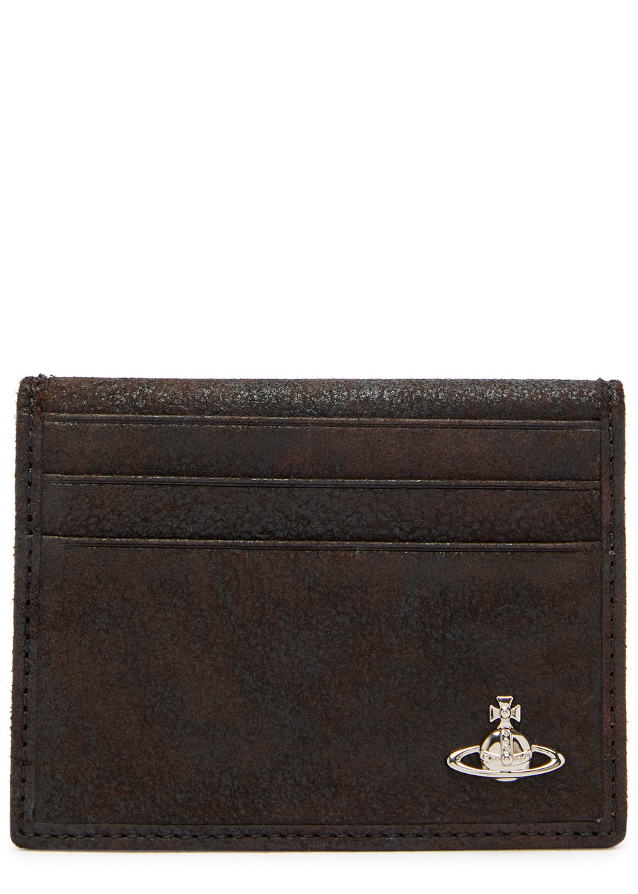Vivienne Westwood Man Leather Card Holder - Brown - One Size