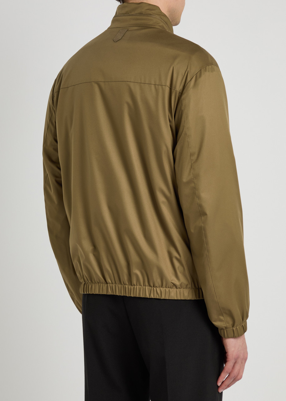  Canali Reversible Woven Jacket - Gold - 48 (it48 / M) 