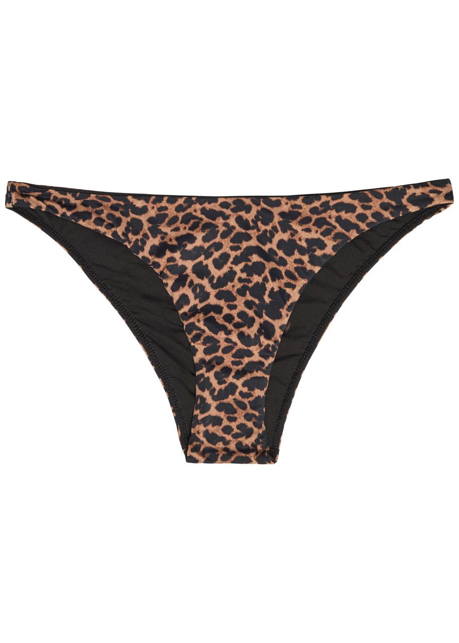 Away That Day Almalfi Leopard-print Bikini Briefs - S (UK8-10 / S)