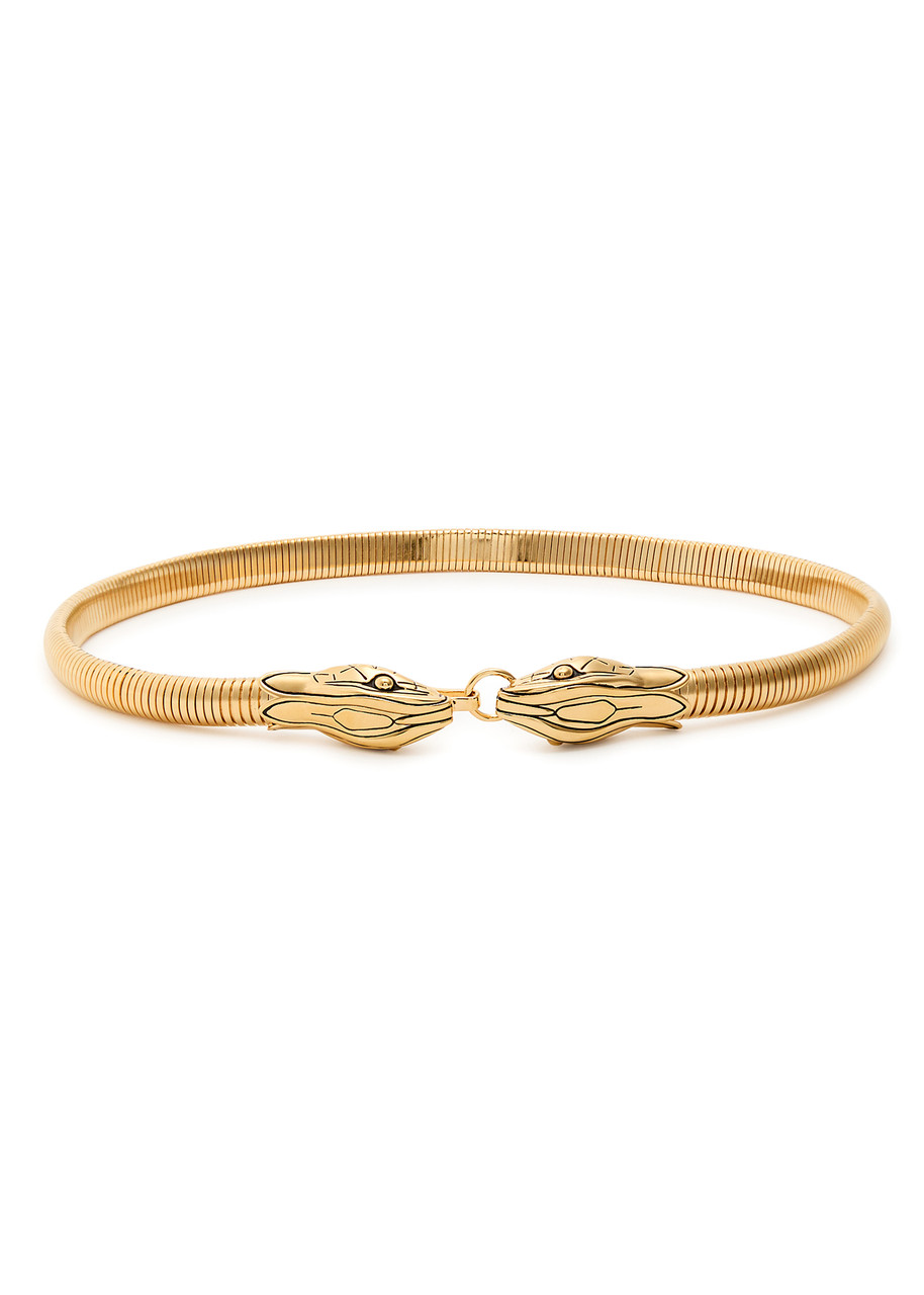 Chloe The Chloé Snake Metal Belt - Gold - S