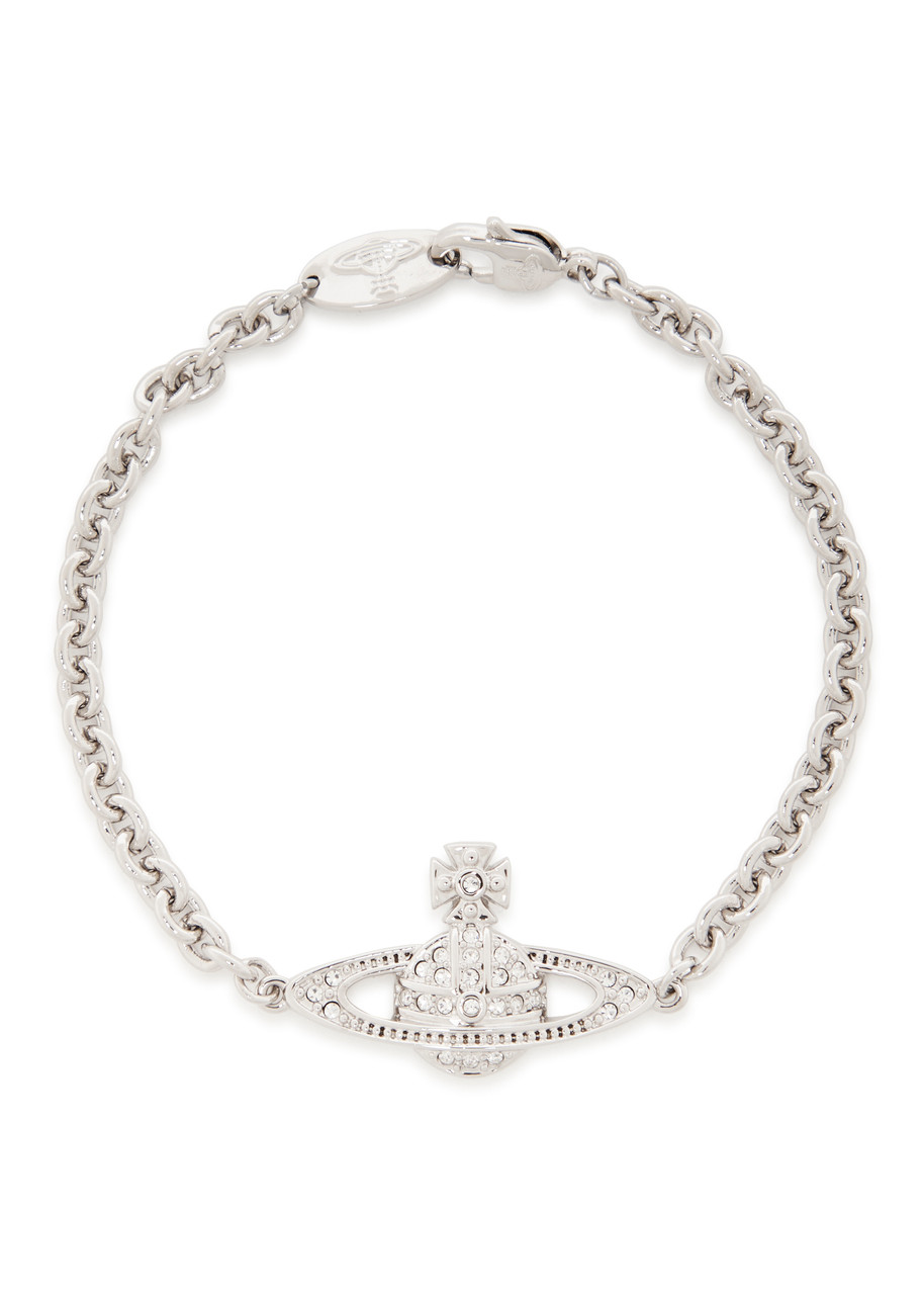 Vivienne Westwood Mini Bas Relief orb Bracelet - Silver - 2 (XS)