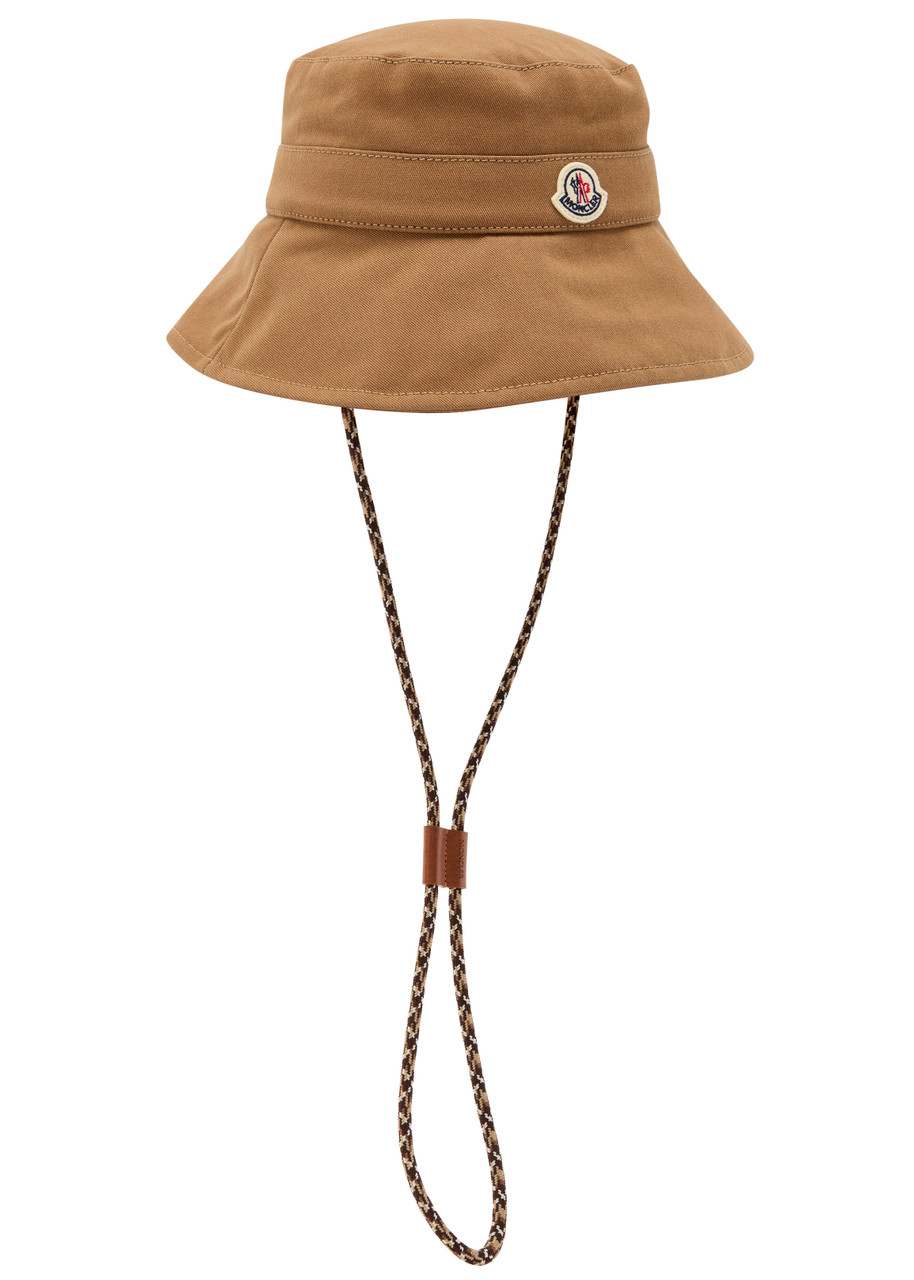 Moncler Drawstring Cotton Bucket hat - Bronze - S (UK 10 / S)