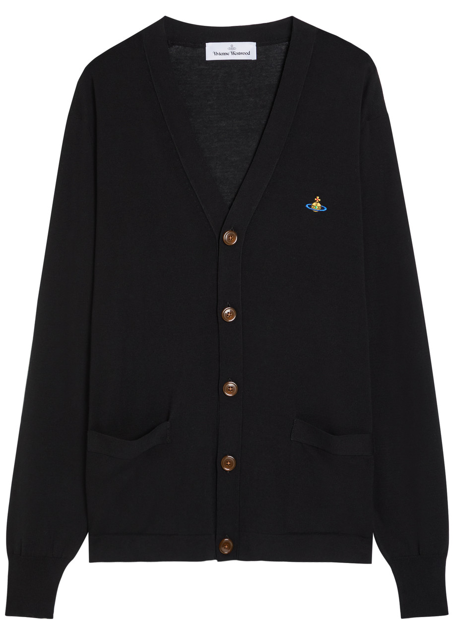 Vivienne Westwood Alex Cotton Cardigan - Black