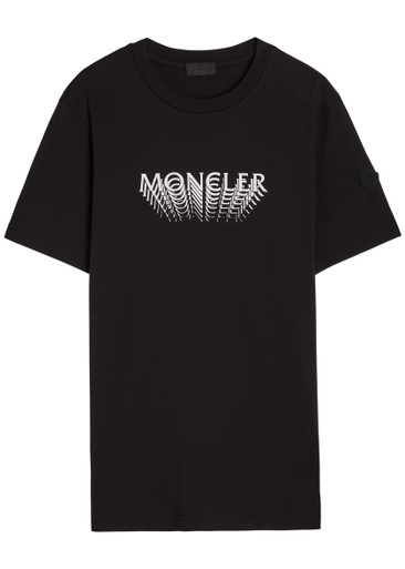 MONCLER Logo-print cotton T-shirt | Harvey Nichols
