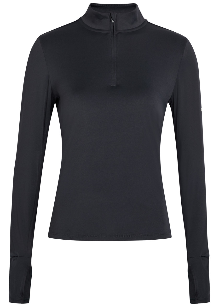 Tala Ultralite Half-zip Stretch-jersey Gym Top In Blue