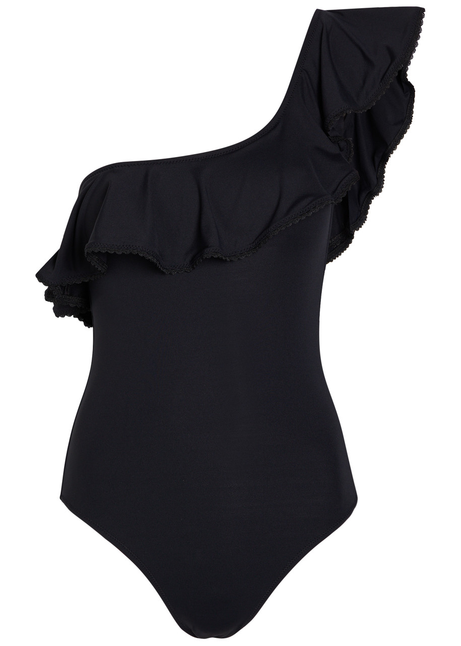 Melissa Odabash Tennessee Frill Swimsuit - Black - 42 (UK10 / S)