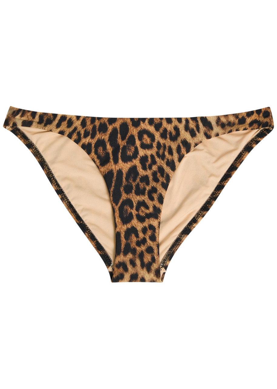 Melissa Odabash Prague leopard-print Bikini Bottoms - 40 (UK8 / S)
