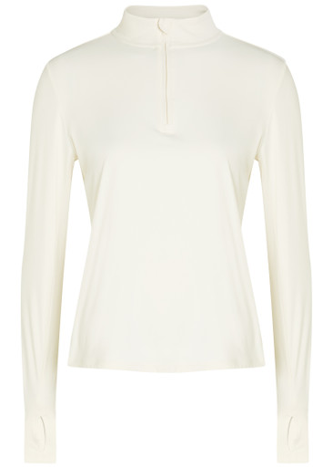 TALA Ultralite half-zip stretch-jersey gym top | Harvey Nichols