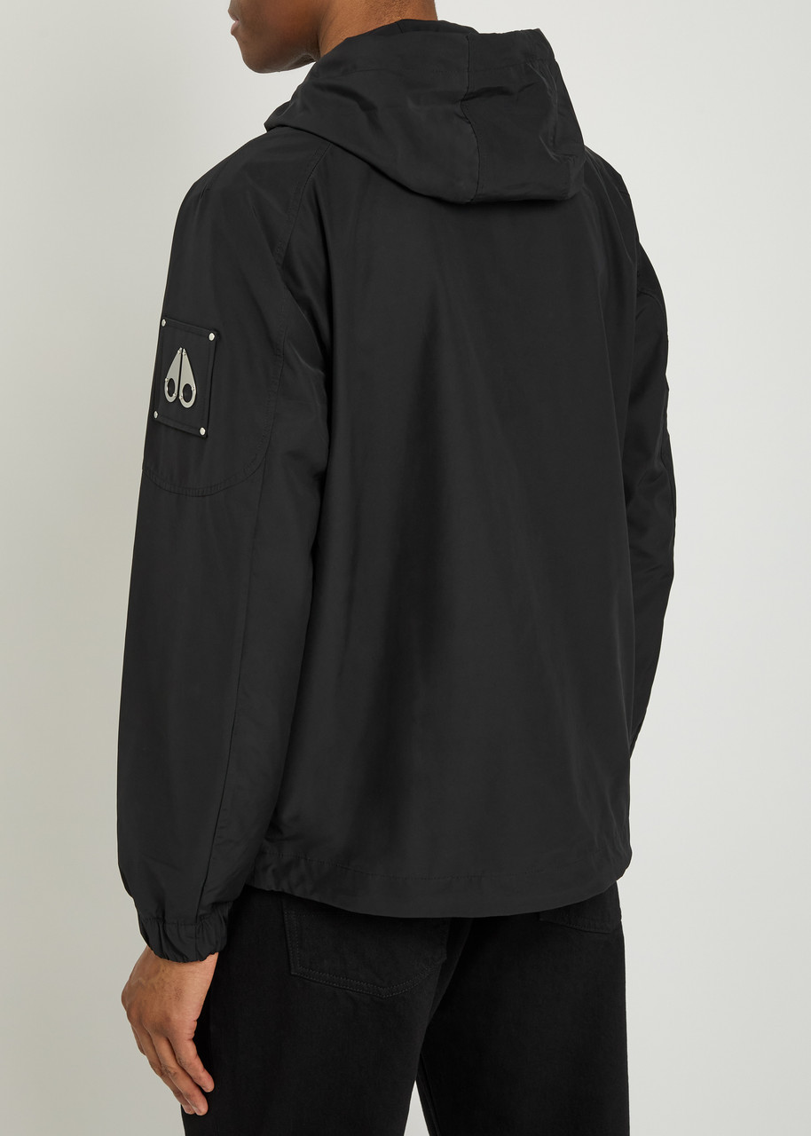  Moose Knuckles Charlesbourg Hooded Shell Jacket - Black - S 