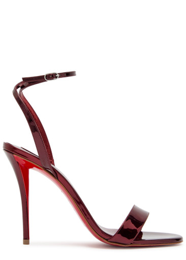CHRISTIAN LOUBOUTIN Miss Z 100 patent leather sandals | Harvey Nichols