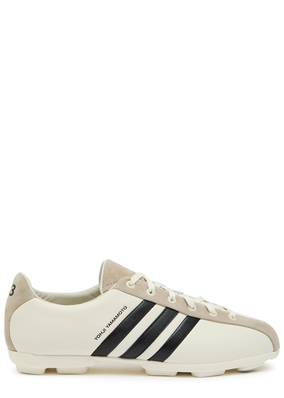 Y-3 Y-3 Panelled Leather Sneakers - White - 7 (IT41 / UK7)