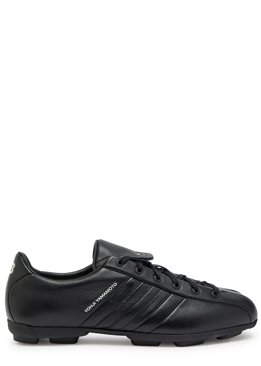 Y-3 Y-3 Leather Sneakers - Black - 7 (IT41 / UK7)