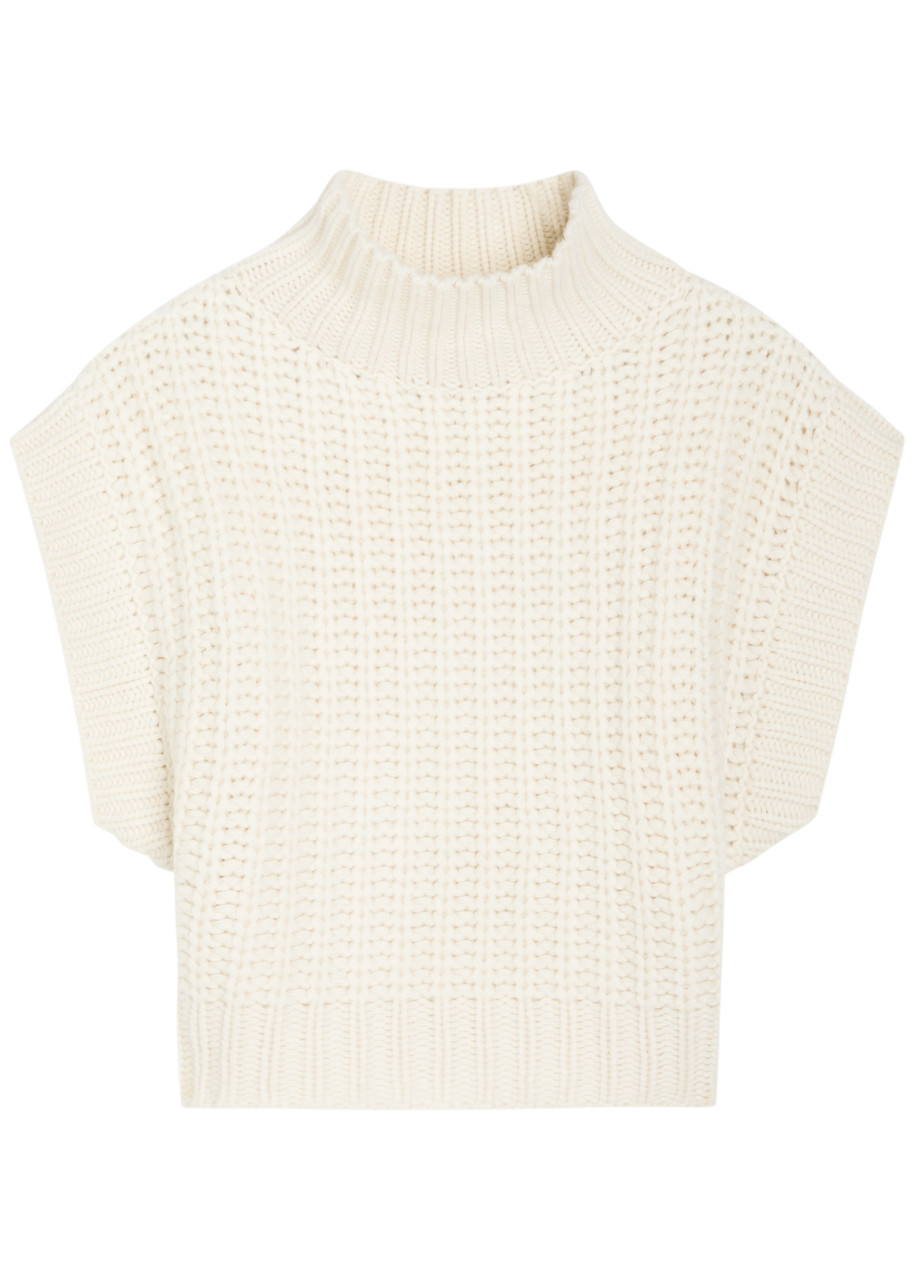 Skiim Roe Cashmere Vest In White