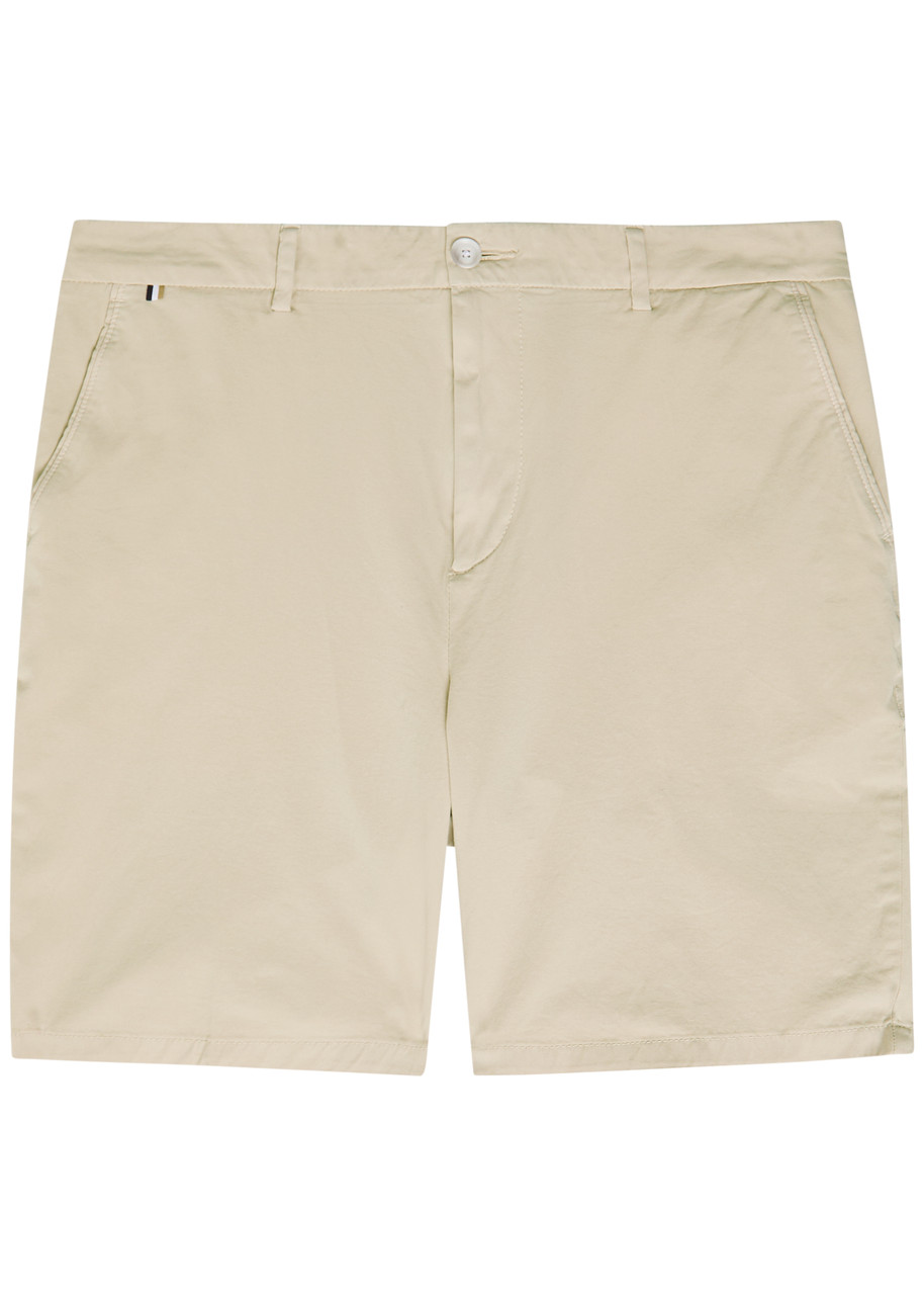 Boss Kane Stretch-cotton Shorts - Grey - 30 (W30 / S)