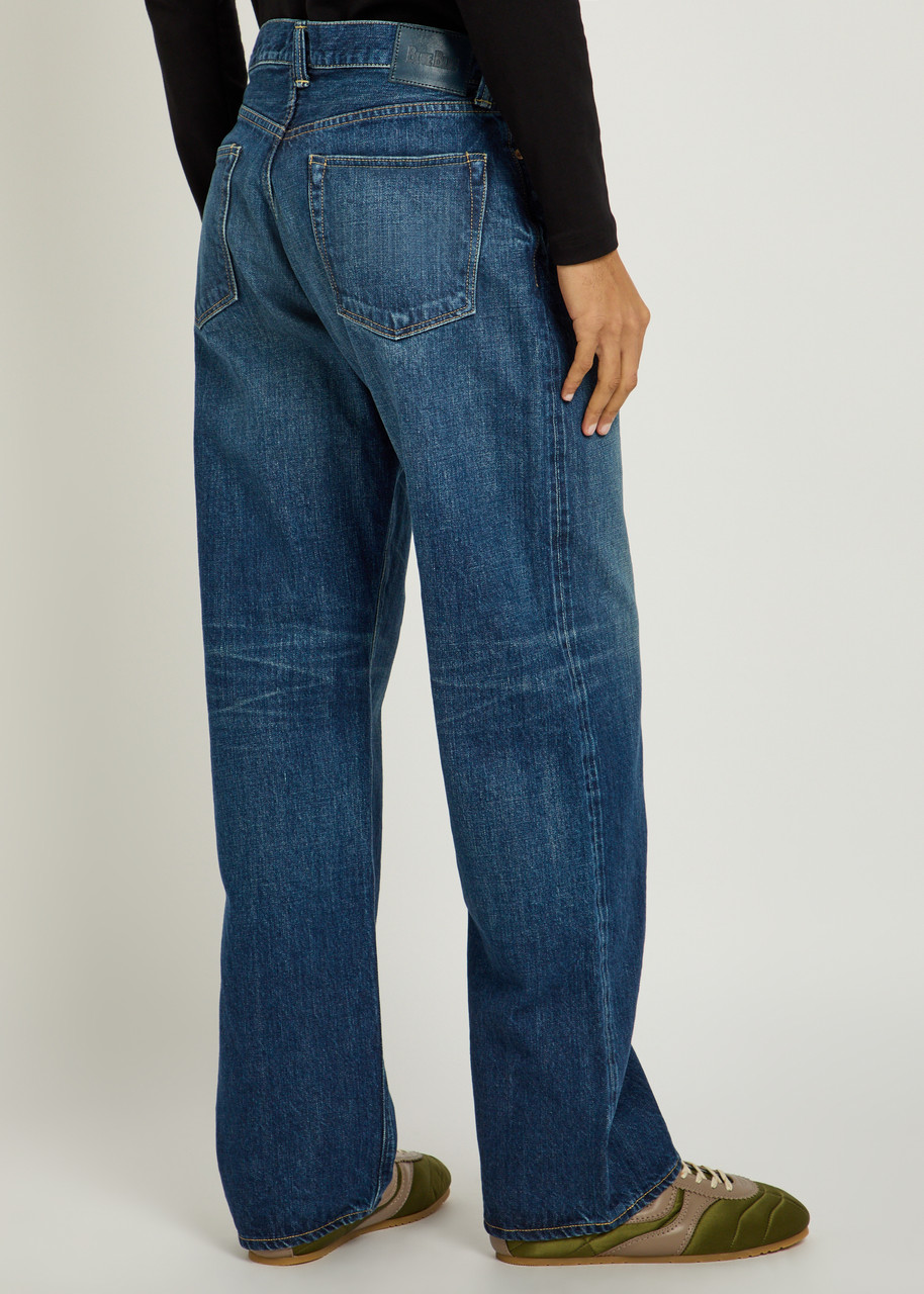  Blue Blue Relaxed Wide-leg Jeans - L 