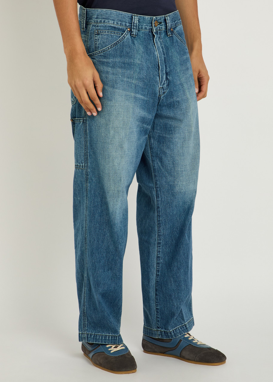  Blue Blue Relaxed Straight-leg Jeans - M 