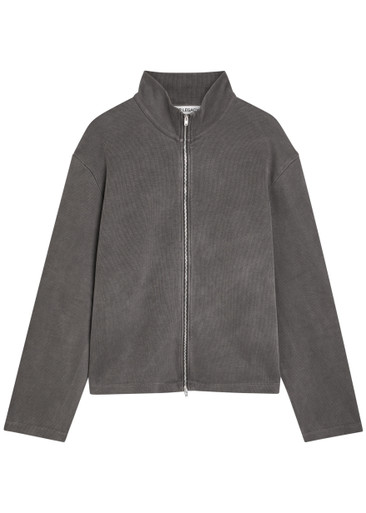 OUR LEGACY Shrunken zip-through cotton-knit jumper | Harvey Nichols