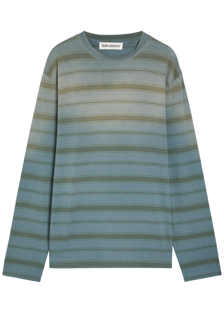 Our Legacy Box Striped Cotton T-shirt - Stripe - 52 (IT52 / XL)