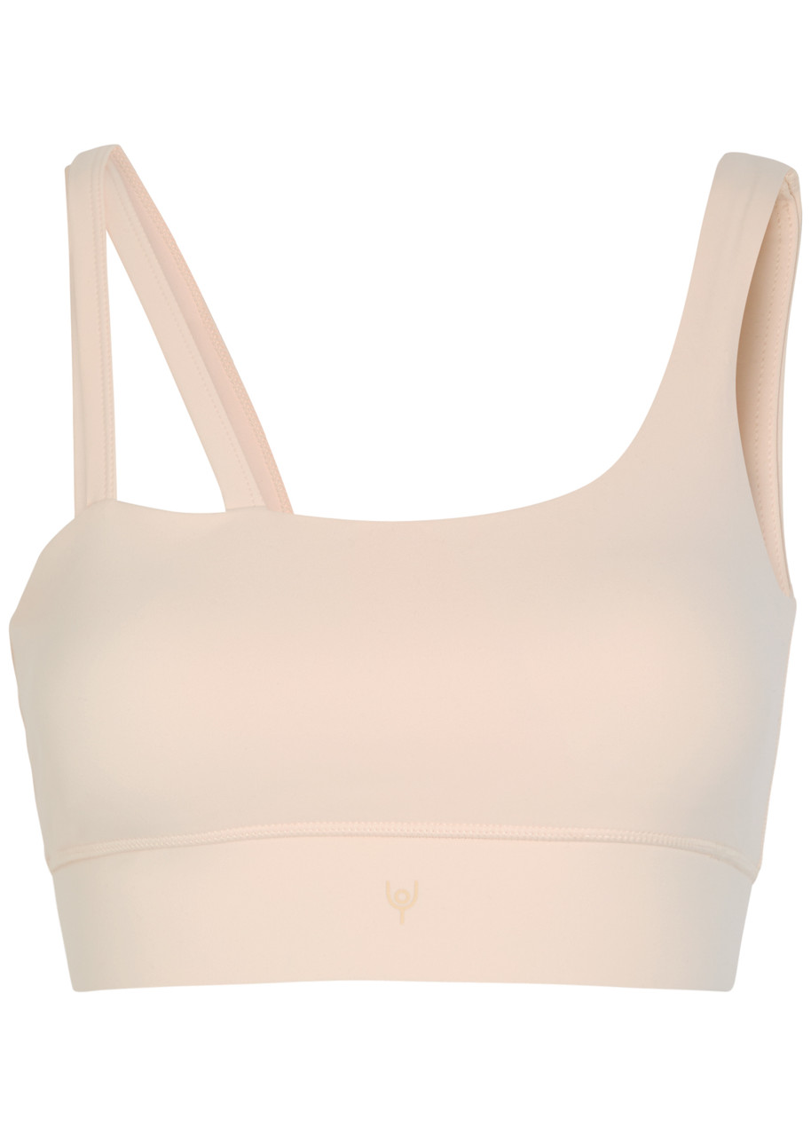 Now You Live Glen Stretch-jersey Sports bra - Rose - S (UK8-10 / S)