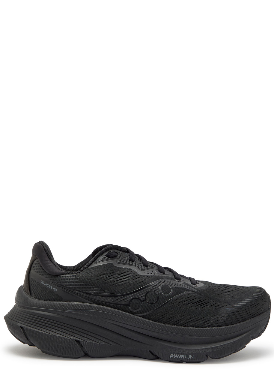 Saucony Guide 19 Mesh-knit Sneakers - Black - 7 (IT41 / UK7)