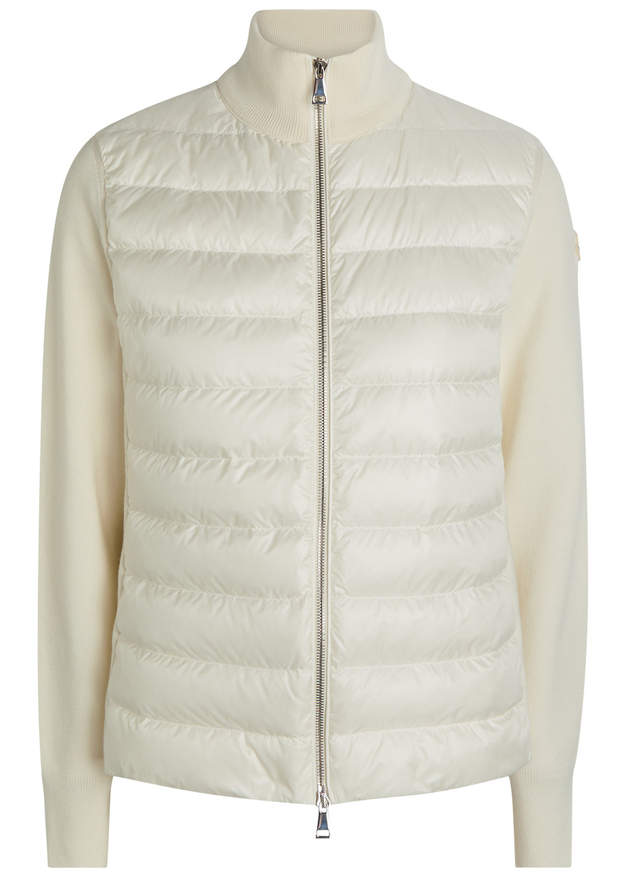 Moncler Padded Wool and Nylon Jacket - White - XS (UK 8 / XS)