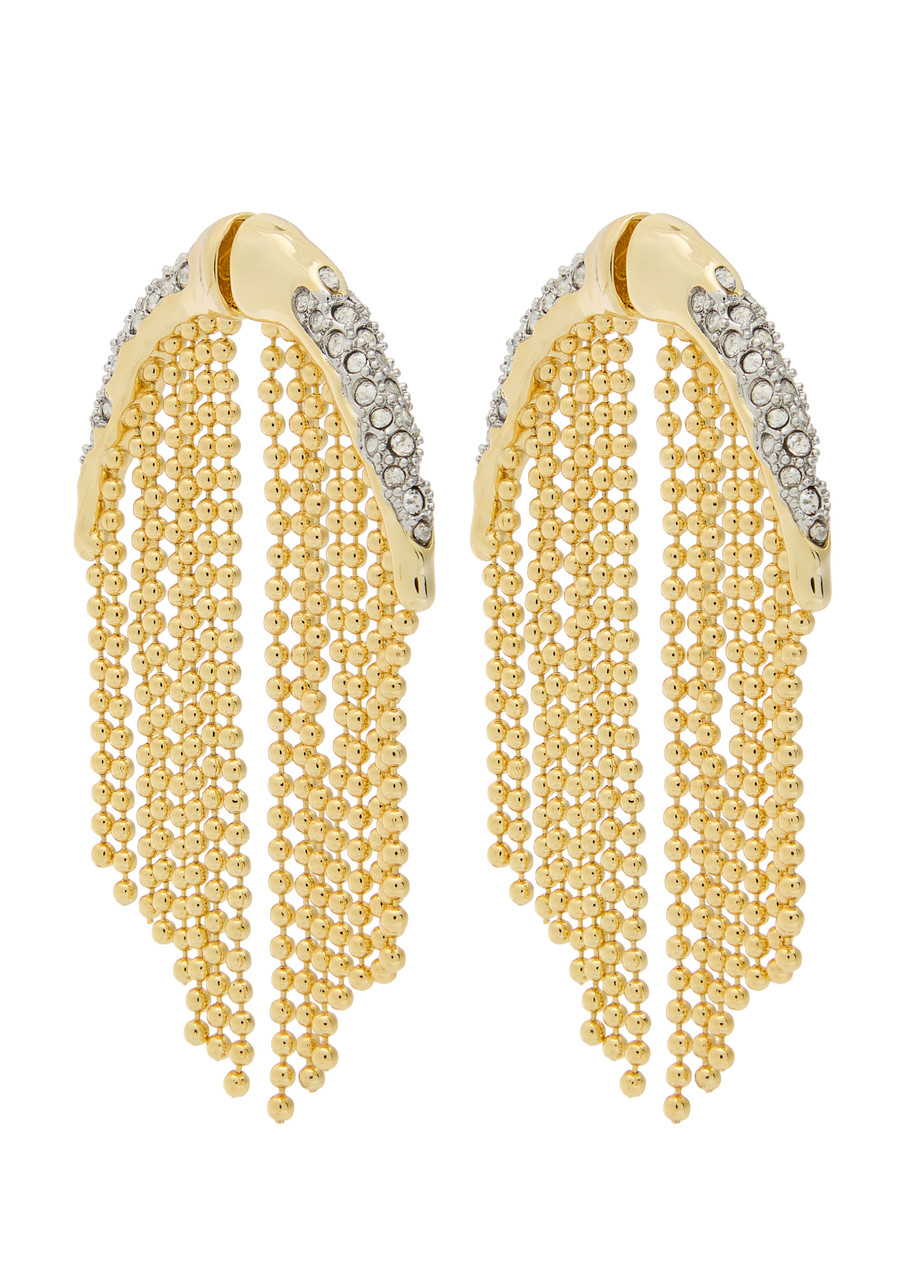 Alexis Bittar Solanales Fringed 14kt Gold-plated Drop Earrings - One Size