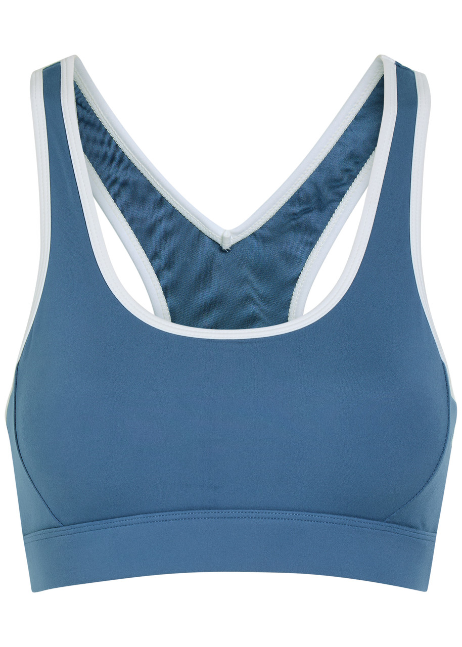 Varley Freesoft Selma Stretch-jersey Sports bra - Blue - XS (UK6 / XS)