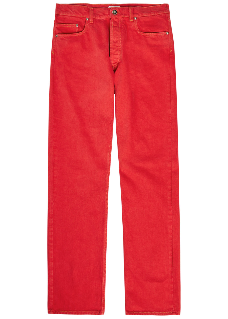Versace Straight-leg Jeans - Red - 32 (W32 / M)
