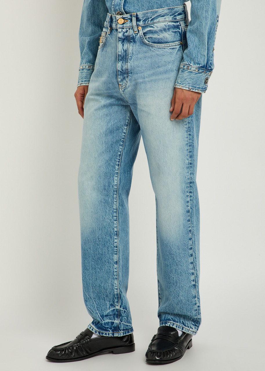  Versace Straight-leg Jeans - Light Blue - 34 (w34 / L) 